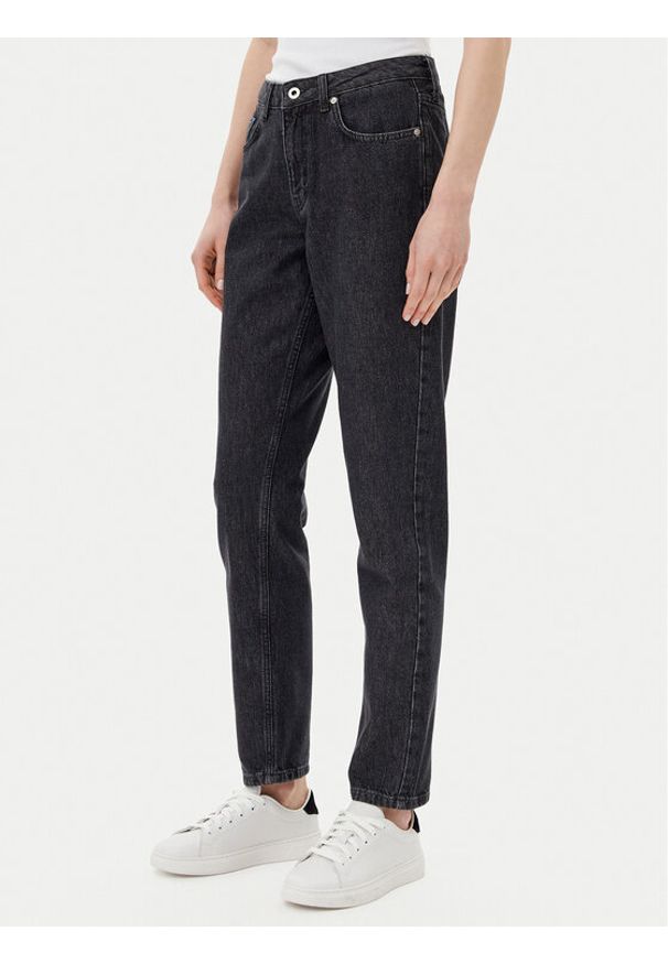 Karl Lagerfeld Jeans Jeansy A2W10138 Czarny Mom Fit. Kolor: czarny