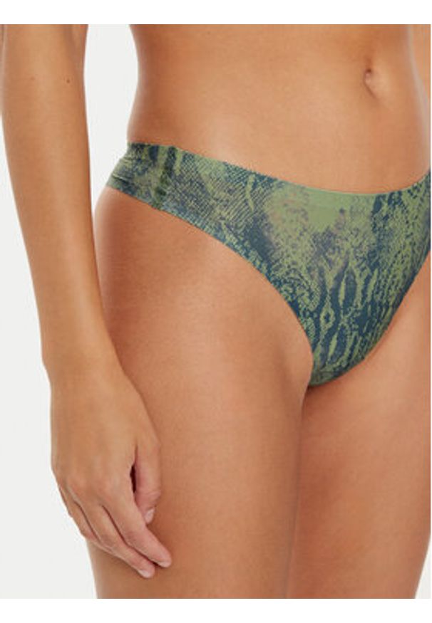 Chantelle Stringi Soft Stretch C11D90 Zielony. Kolor: zielony. Materiał: syntetyk