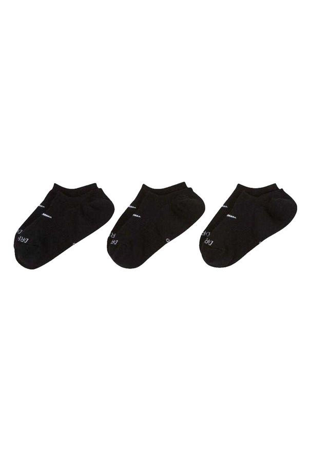 Nike - Skarpety Unisex Adult Plus Cush Footie DriFIT Everyday NoShow (zestaw 3 Sztuk). Kolor: czarny. Sport: turystyka piesza