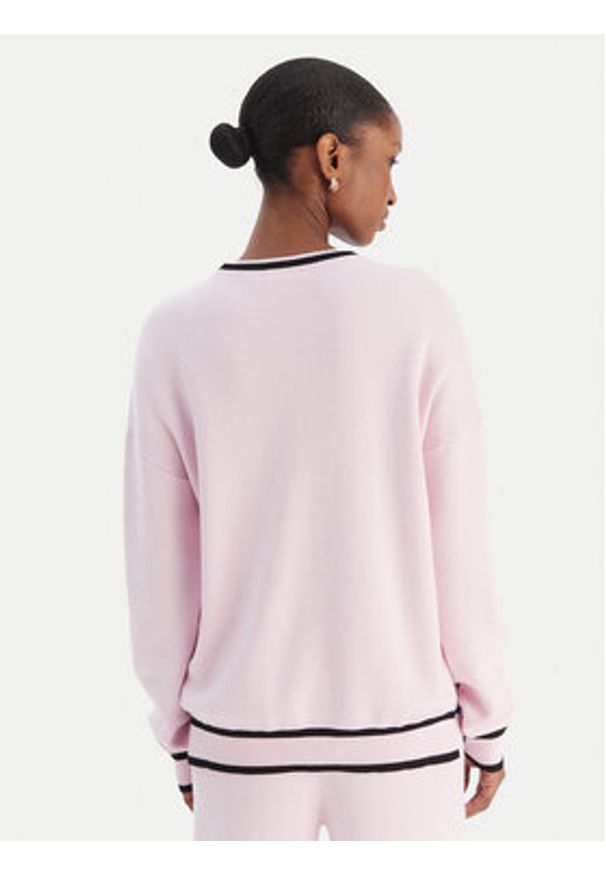 Liu Jo Sweter TF5230 MS59L Różowy Regular Fit. Kolor: różowy. Materiał: wiskoza