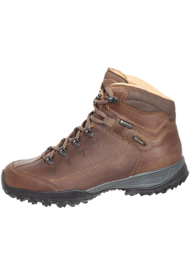 MEINDL - Buty damskie Meindl Stowe Lady z membraną Gore-Tex. Okazja: na co dzień. Kolor: brązowy. Technologia: Gore-Tex