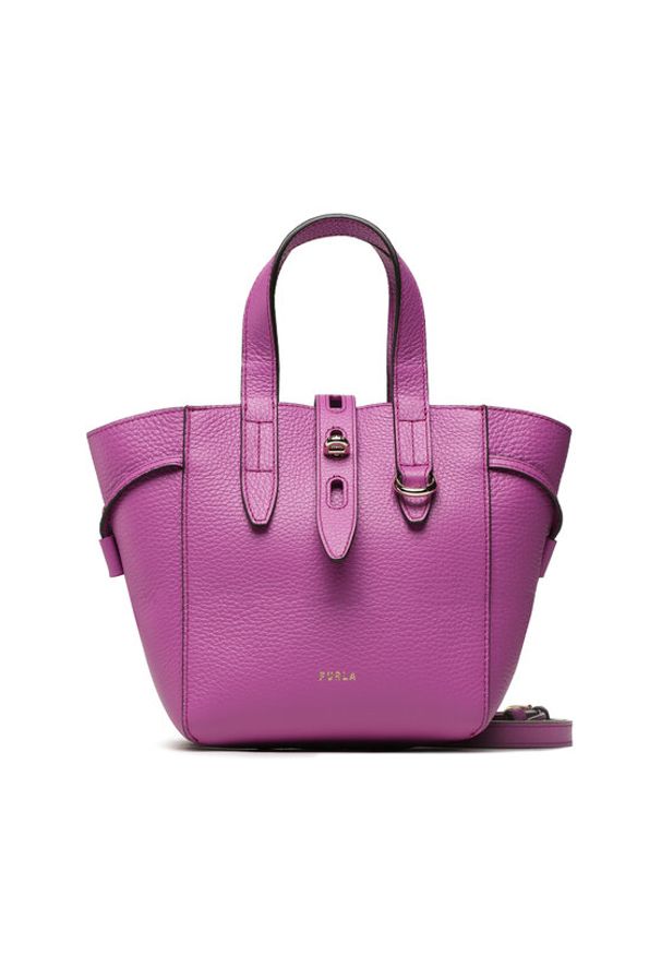 Furla Torebka Net BASRFUA-HSF000-VLT00-9-025-20-BG-B Fioletowy. Kolor: fioletowy. Materiał: skórzane