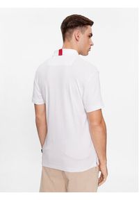 Guess Polo Nolan M4RP66 KBL51 Biały Slim Fit. Typ kołnierza: polo. Kolor: biały. Materiał: bawełna #4