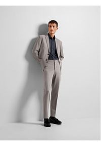 Selected Homme Spodnie garniturowe 16092485 Szary Slim Fit. Kolor: szary. Materiał: syntetyk #4