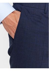 BOSS - Boss Spodnie materiałowe 50502469 Granatowy Slim Fit. Kolor: niebieski. Materiał: wełna, wiskoza #3