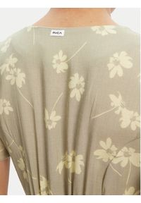 RVCA Sukienka letnia 2230088075845 Zielony Regular Fit. Kolor: zielony. Materiał: wiskoza. Sezon: lato #5