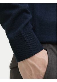 Jack & Jones - Jack&Jones Sweter Merino 12281757 Granatowy Regular Fit. Kolor: niebieski. Materiał: wełna #6