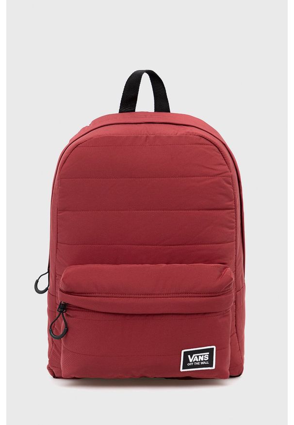 Vans - Plecak. Kolor: czerwony