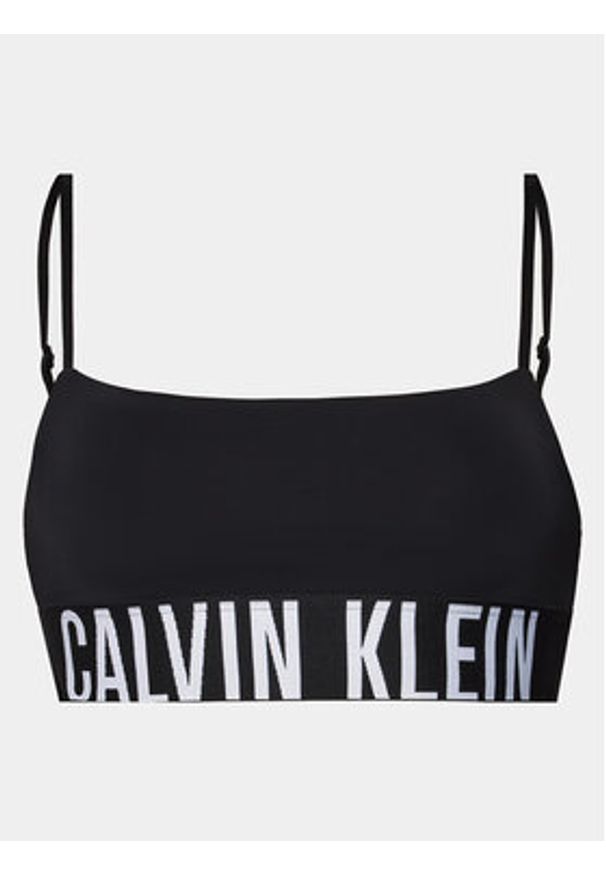Calvin Klein Underwear Biustonosz top 000QF7631E Czarny. Kolor: czarny. Materiał: syntetyk