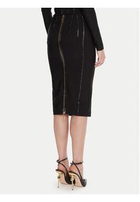 Elisabetta Franchi Spódnica ołówkowa GO-124-57E2-V460 Czarny Slim Fit. Kolor: czarny. Materiał: syntetyk #5