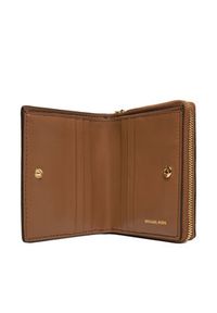 MICHAEL Michael Kors Mały Portfel Damski 32S5G8ED1L Brązowy. Kolor: brązowy. Materiał: skóra #3