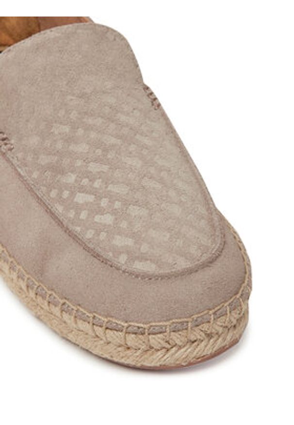 BOSS Espadryle Madeira Slon 50541781 Beżowy. Kolor: beżowy. Materiał: skóra, zamsz