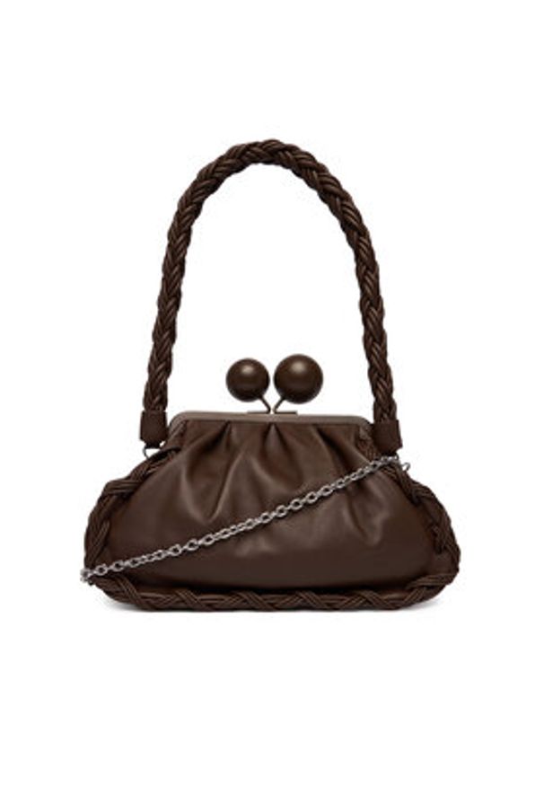 Weekend Max Mara Torebka 2615511144650 Brązowy. Kolor: brązowy. Materiał: skórzane
