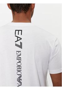 EA7 Emporio Armani T-Shirt 8NPT18 PJ02Z 1100 Biały Regular Fit. Kolor: biały. Materiał: bawełna #5