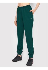 Reebok Spodnie dresowe Classics French Terry HH9745 Zielony Loose Fit. Kolor: zielony. Materiał: bawełna #1