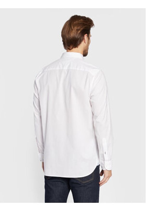 TOMMY HILFIGER - Tommy Hilfiger Koszula Core Flex Poplin MW0MW25035 Biały Regular Fit. Kolor: biały. Materiał: bawełna