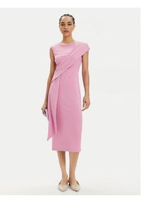 Rinascimento Sukienka koktajlowa CFC0019379002 Różowy Regular Fit. Kolor: różowy. Materiał: syntetyk. Styl: wizytowy #3