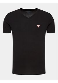 Guess T-Shirt M2YI32 J1314 Czarny Slim Fit. Kolor: czarny. Materiał: bawełna #6