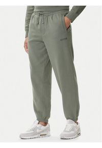Mustang Spodnie dresowe Logan 1016975 Zielony Regular Fit. Kolor: zielony. Materiał: bawełna #1
