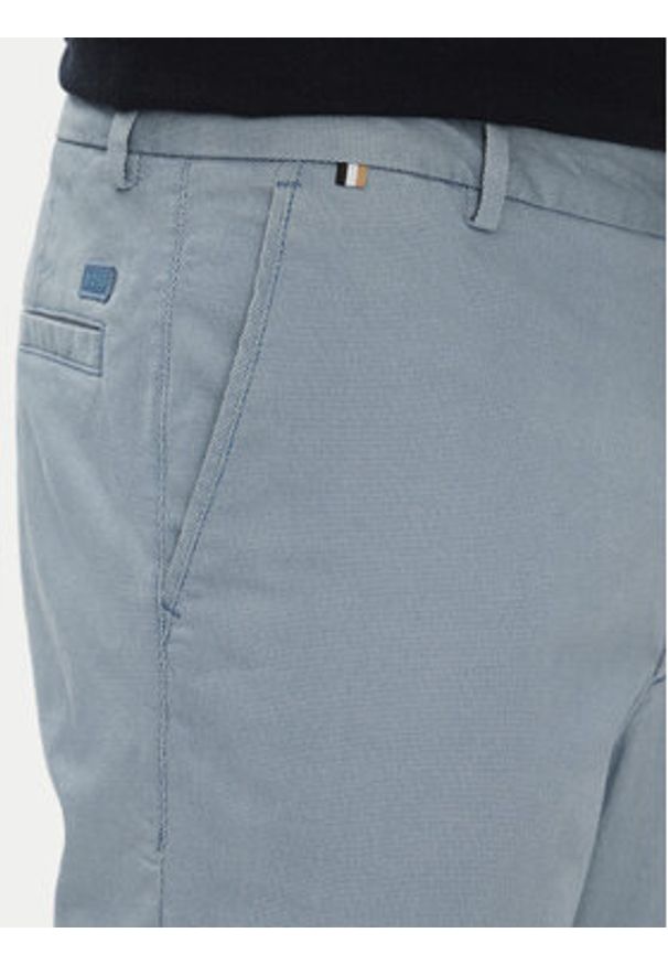 BOSS Spodnie materiałowe H-Kane 50540906 Błękitny Regular Fit. Kolor: niebieski. Materiał: bawełna