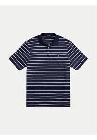 Polo Ralph Lauren Polo 710870545002 Granatowy Slim Fit. Typ kołnierza: polo. Kolor: niebieski. Materiał: bawełna