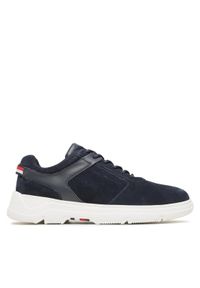 TOMMY HILFIGER - Tommy Hilfiger Sneakersy Core FM0FM04592 Granatowy. Kolor: niebieski. Materiał: materiał