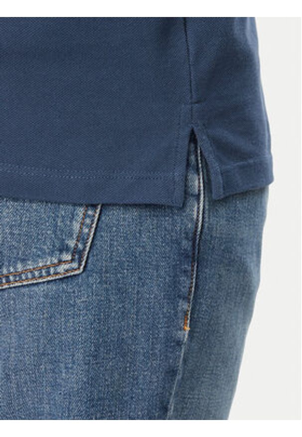 Calvin Klein Jeans Polo LV04RG234G Granatowy Regular Fit. Typ kołnierza: polo. Kolor: niebieski. Materiał: bawełna