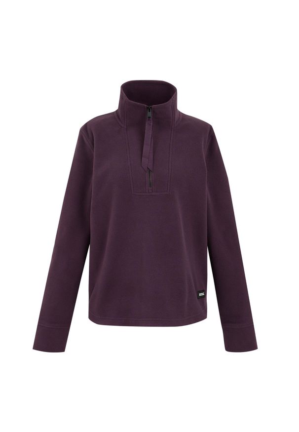 Regatta - Bluza Polarowa Damska Juliette Half Zip. Kolor: fioletowy. Materiał: polar. Sport: turystyka piesza