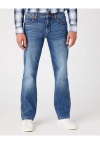 Wrangler - WRANGLER TEXAS MĘSKIE SPODNIE JEANSOWE DARK WATERS W1215929V