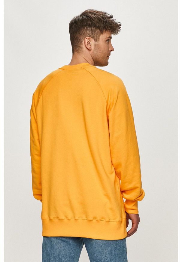 CATerpillar - Caterpillar - Bluza. Okazja: na co dzień. Kolor: żółty. Wzór: nadruk. Styl: casual
