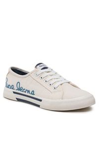 Pepe Jeans Tenisówki Brady Denim W PLS31438 Biały. Kolor: biały. Materiał: materiał #2
