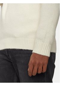 Jack & Jones Sweter Ollie 12241817 Écru Relaxed Fit. Materiał: syntetyk #3