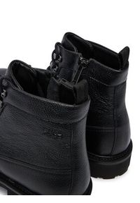 BOSS Trapery Julyo 50552581 Czarny. Kolor: czarny. Materiał: skóra #2