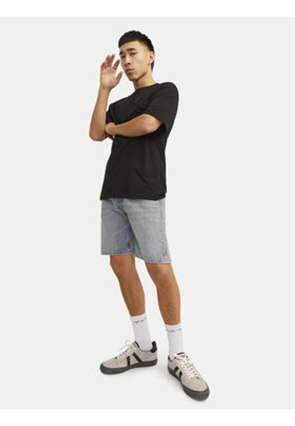 Jack & Jones - Jack&Jones Szorty jeansowe Chris Cooper 12252868 Szary Relaxed Fit. Kolor: szary. Materiał: bawełna