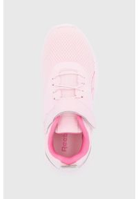 Reebok Buty dziecięce G57464 kolor różowy. Nosek buta: okrągły. Zapięcie: rzepy. Kolor: różowy. Materiał: guma #3