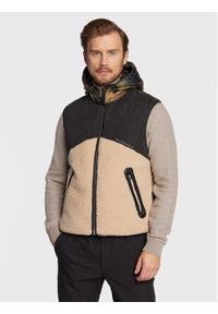 Baldessarini Bezrękawnik B2 50046/000/4047 Beżowy Regular Fit. Kolor: beżowy. Materiał: syntetyk. Długość rękawa: bez rękawów