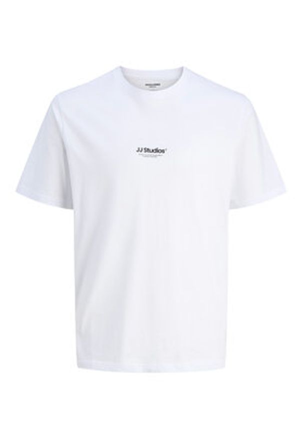 Jack & Jones T-Shirt Soho 12278787 Biały Relaxed Fit. Kolor: biały. Materiał: bawełna