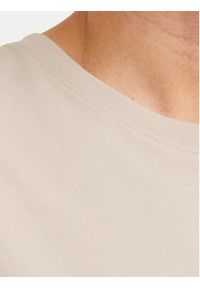 Jack & Jones - Jack&Jones T-Shirt Bryan 12268127 Beżowy Relaxed Fit. Kolor: beżowy. Materiał: bawełna #6