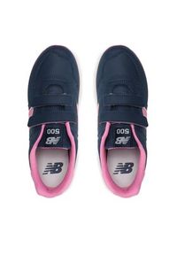 New Balance Sneakersy GV500NP1 Granatowy. Kolor: niebieski. Materiał: skóra #3