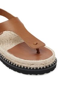 Castañer Espadryle Tokio/261 025672 Brązowy. Kolor: brązowy. Materiał: skóra #5