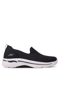 skechers - Skechers Sneakersy Delora 124418/BKW Czarny. Kolor: czarny. Materiał: materiał