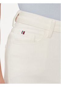 TOMMY HILFIGER - Tommy Hilfiger Jeansy WW0WW38151 Biały Regular Fit. Kolor: biały