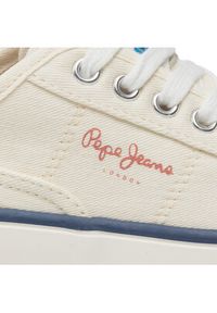 Pepe Jeans Tenisówki Ottis Platform Girl Biały. Kolor: biały. Materiał: materiał