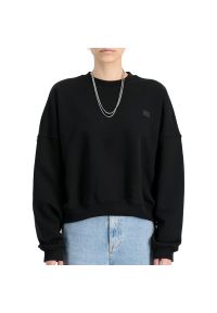 Bluza Alpha Industries Essentials RL Sweater WMN 14603003 - czarna. Typ kołnierza: bez kaptura. Kolor: czarny. Materiał: poliester, bawełna, tkanina. Styl: klasyczny, sportowy #1