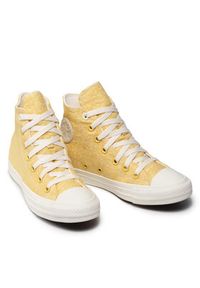 Converse Trampki Ctas Hi 571358C Żółty. Kolor: żółty. Materiał: materiał