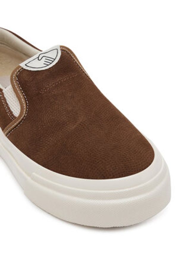 S.W.C Stepney Workers Club Tenisówki Lister YA03204 Brązowy. Kolor: brązowy. Materiał: skóra, zamsz