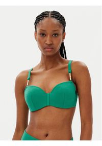 Chantelle Góra od bikini Hera C16WN5 Zielony. Kolor: zielony. Materiał: syntetyk