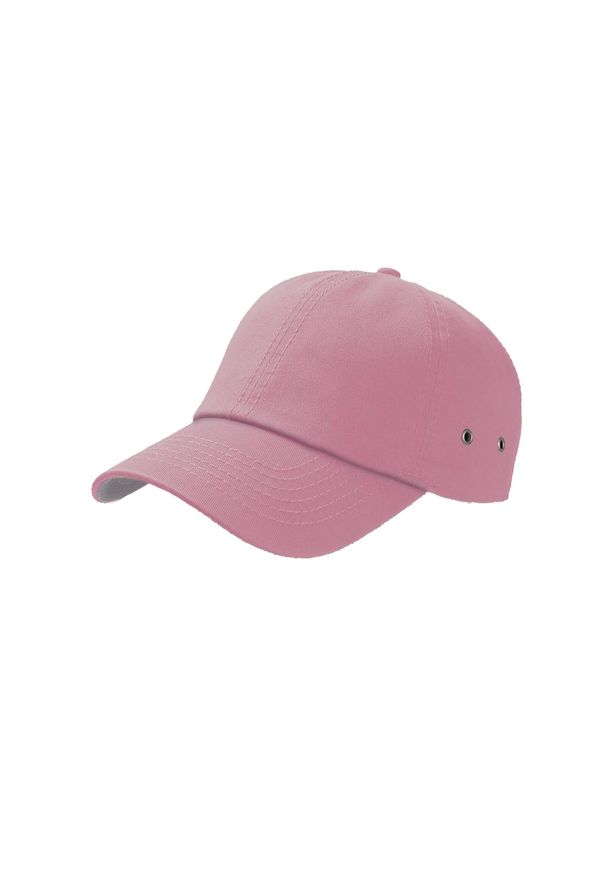 ATLANTIS - Czapka Baseballowa Chino Action 6 Panel. Kolor: różowy