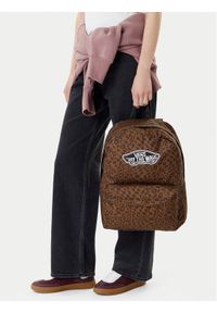 Vans Plecak C-OLD SKOOL CLASSIC BACKPACK VN000H4Y7UG1 Brązowy. Kolor: brązowy. Materiał: materiał #1