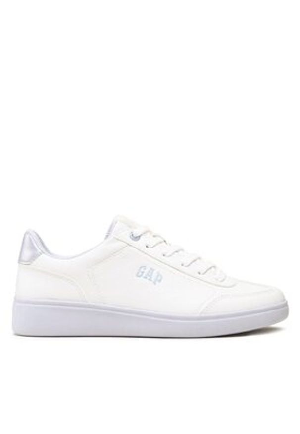 GAP - Gap Sneakersy Seattle Pop GAB001F5SWBCSBGP Biały. Kolor: biały. Materiał: skóra